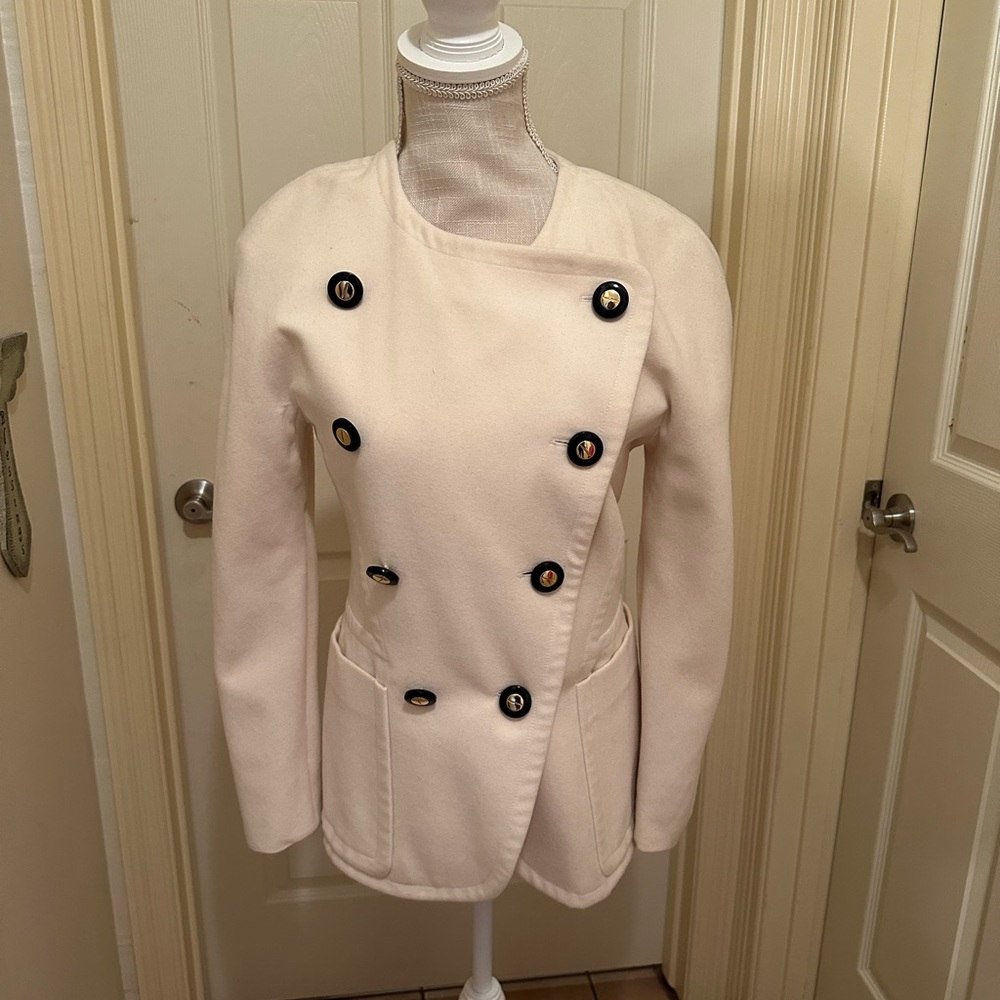 Escada white coat